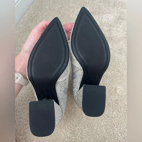 Rhinestone Ankle Boots - size 7 - Picture 4 of 4
